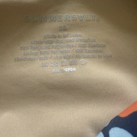 Summersalt Oasis Womens One-Piece Swimsuit Size 16 Leopard Print Design - Picture 4 of 4